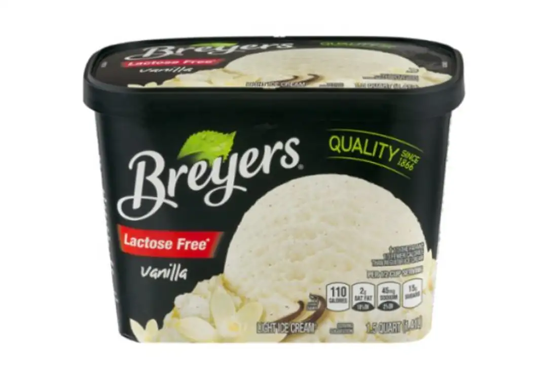 Order Breyers Ice Cream, Light, Lactose Free, Vanilla food online from Novato Harvest Market store, Novato on bringmethat.com