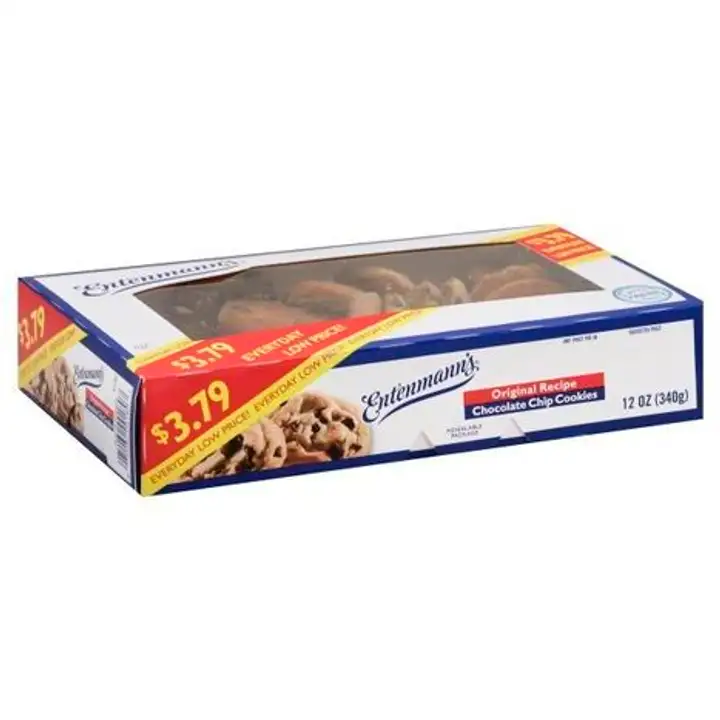 Order Entenmanns Cookies, Original Recipe, Chocolate Chip - 12 Ounces food online from Meats Supreme store, Brooklyn on bringmethat.com