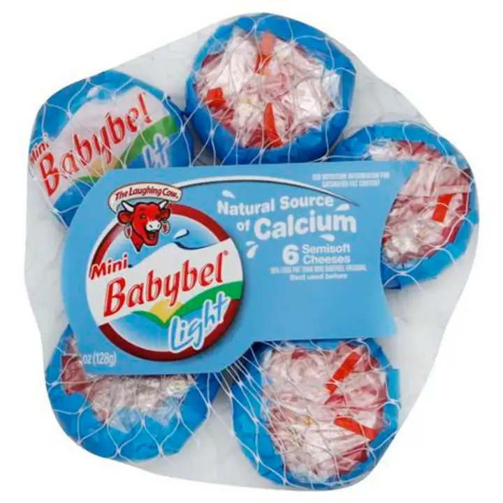 Order Babybel Semisoft Cheeses, Light, Mini - 4.5 Ounces food online from Holiday farms store, Roslyn Heights on bringmethat.com