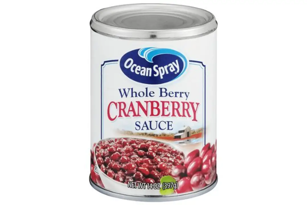 Order Ocean Spray Cranberry Sauce, Whole Berry - 14 Ounces food online from Holiday farms store, Roslyn Heights on bringmethat.com