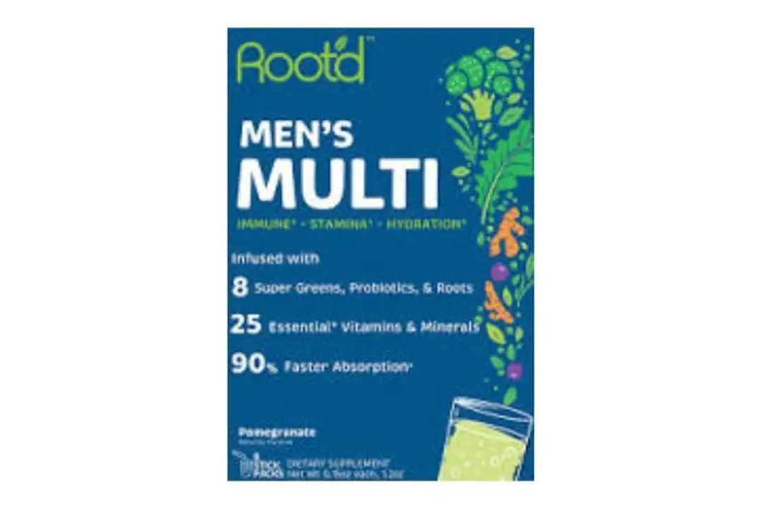 Order Root'd Men's Multivitamin Fizzy Drink Mix, .15 oz food online from Whole Foods Co-Op Denfeld store, Duluth on bringmethat.com