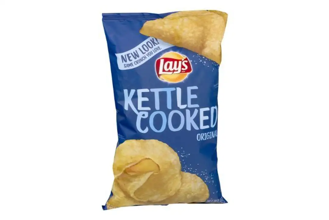 Order Lays Kettle Cooked Potato Chips, Original - 8 Ounces food online from Holiday farms store, Roslyn Heights on bringmethat.com