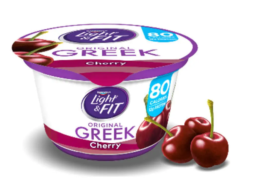 Order Light & Fit Yogurt, Greek, Nonfat, Cherry - 5.3 Ounces food online from Holiday farms store, Roslyn Heights on bringmethat.com