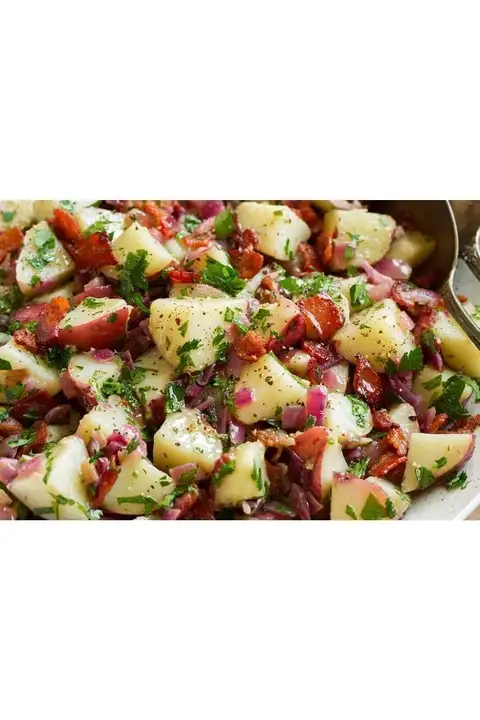 Order German Potato Salad - 1 Count food online from Fligner Market store, Lorain on bringmethat.com