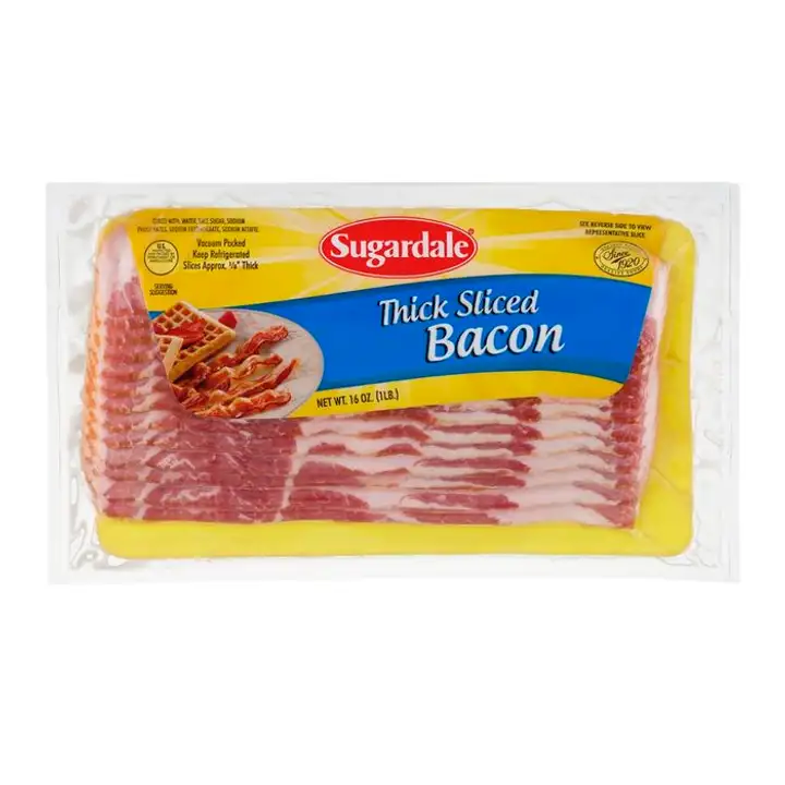 Order Sugardale Bacon, Thick Sliced - 16 Ounces food online from Fligner Market store, Lorain on bringmethat.com