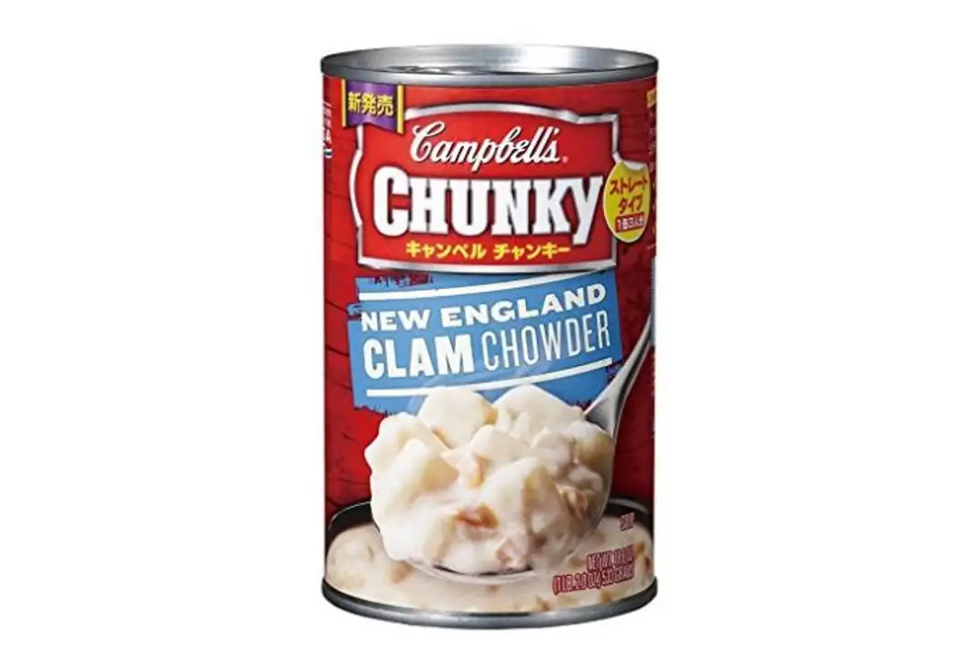 Order Campbells Chunky Soup, New England Clam Chowder - 19 Ounces food online from Novato Harvest Market store, Novato on bringmethat.com