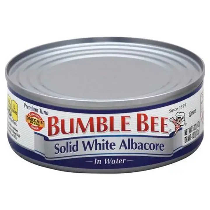 Order Bumble Bee Tuna, Solid White Albacore, In Water - 5 Ounces food online from Meats Supreme store, Brooklyn on bringmethat.com