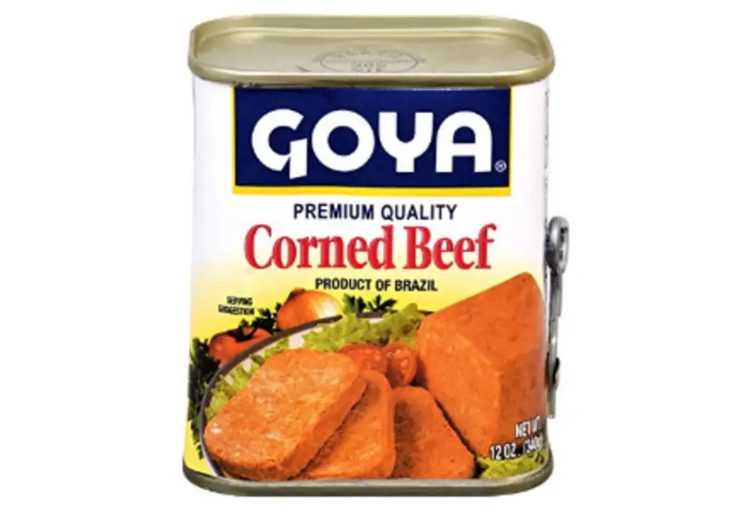Order Goya Corned Beef - 12 Ounces food online from Fligner Market store, Lorain on bringmethat.com