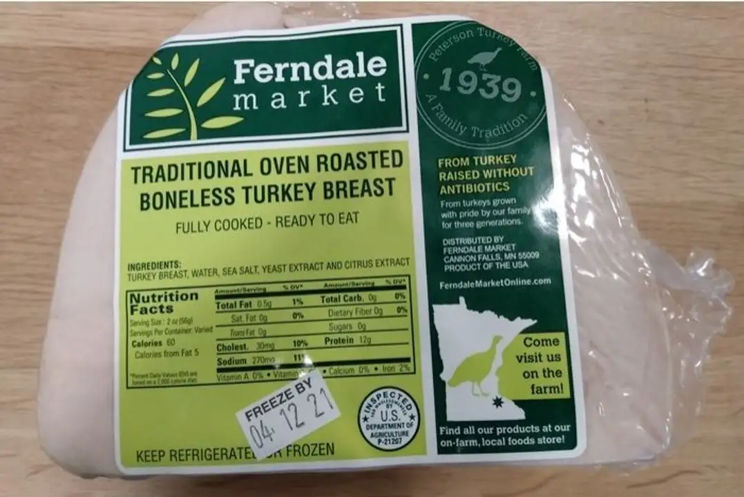 Order Ferndale Oven Roasted Turkey Breast food online from Whole Foods Co-Op Denfeld store, Duluth on bringmethat.com