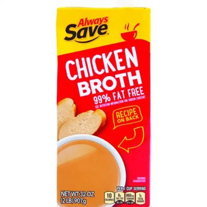 Order Always Save Chicken Broth - 32 Ounces food online from Fligner Market store, Lorain on bringmethat.com