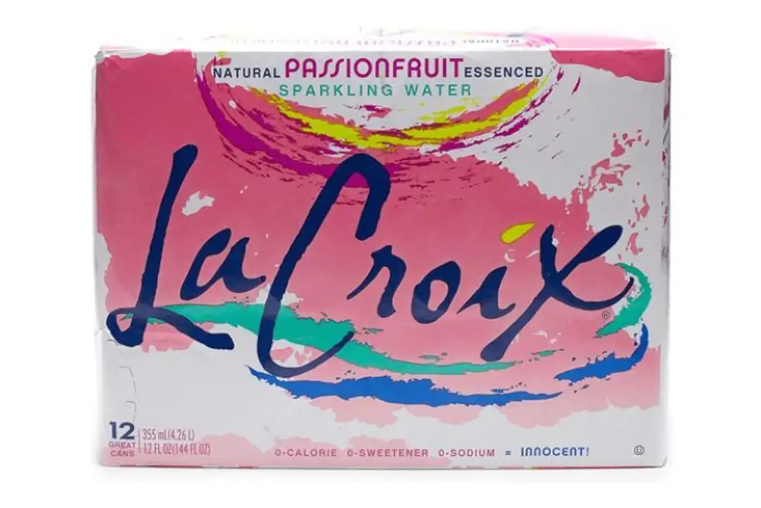 Order LaCroix Sparkling Water, Passionfruit - 12 Fluid Ounces (Pack of 12) food online from Whole Foods Co-Op Denfeld store, Duluth on bringmethat.com