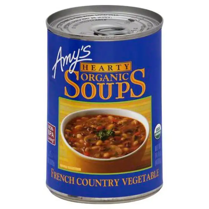 Order Amys Hearty Organic Soups, French Country Vegetable - 14.4 Ounces food online from Novato Harvest Market store, Novato on bringmethat.com