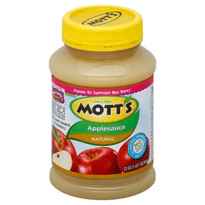 Order Motts Applesauce, Natural - 23 Ounces food online from Holiday farms store, Roslyn Heights on bringmethat.com