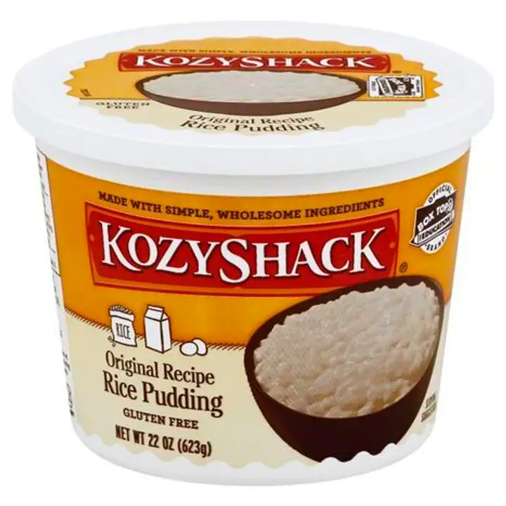 Order Kozy Shack Rice Pudding, Original Recipe - 22 Ounces food online from Holiday farms store, Roslyn Heights on bringmethat.com
