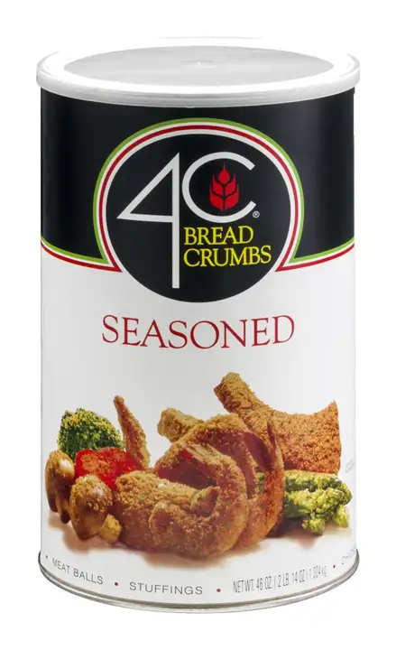 Order 4C Bread Crumbs, Seasoned - 46 Ounces food online from Holiday farms store, Roslyn Heights on bringmethat.com