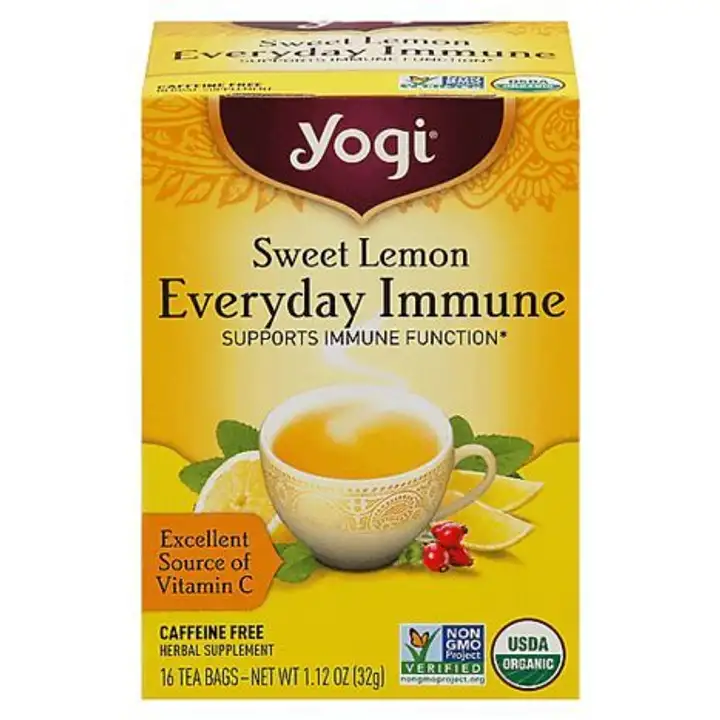 Order Yogi Sweet Lemon Everyday Immune Tea - 16 Count food online from Whole Foods Co-Op Denfeld store, Duluth on bringmethat.com