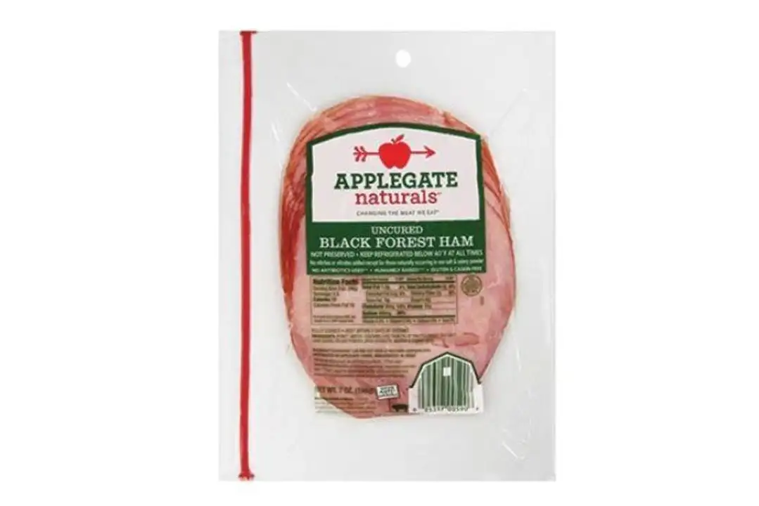 Order Applegate Naturals Ham, Black Forest, Uncured - 7 Ounces food online from Novato Harvest Market store, Novato on bringmethat.com