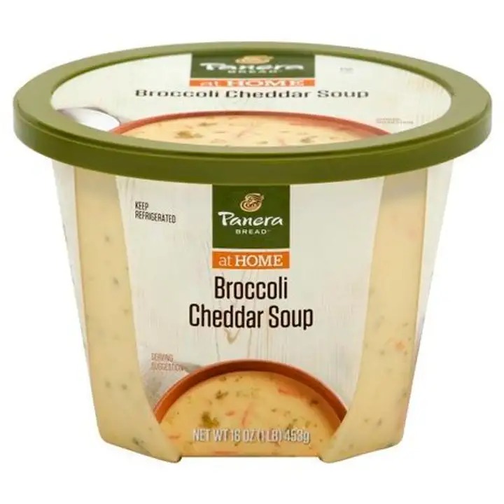 Order Panera Bread at Home Soup, Broccoli Cheddar - 16 Ounces food online from Holiday farms store, Roslyn Heights on bringmethat.com