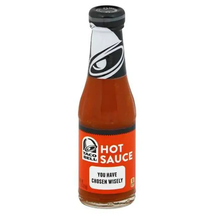Order Taco Bell Hot Sauce - 7.5 Ounces food online from Fligner Market store, Lorain on bringmethat.com