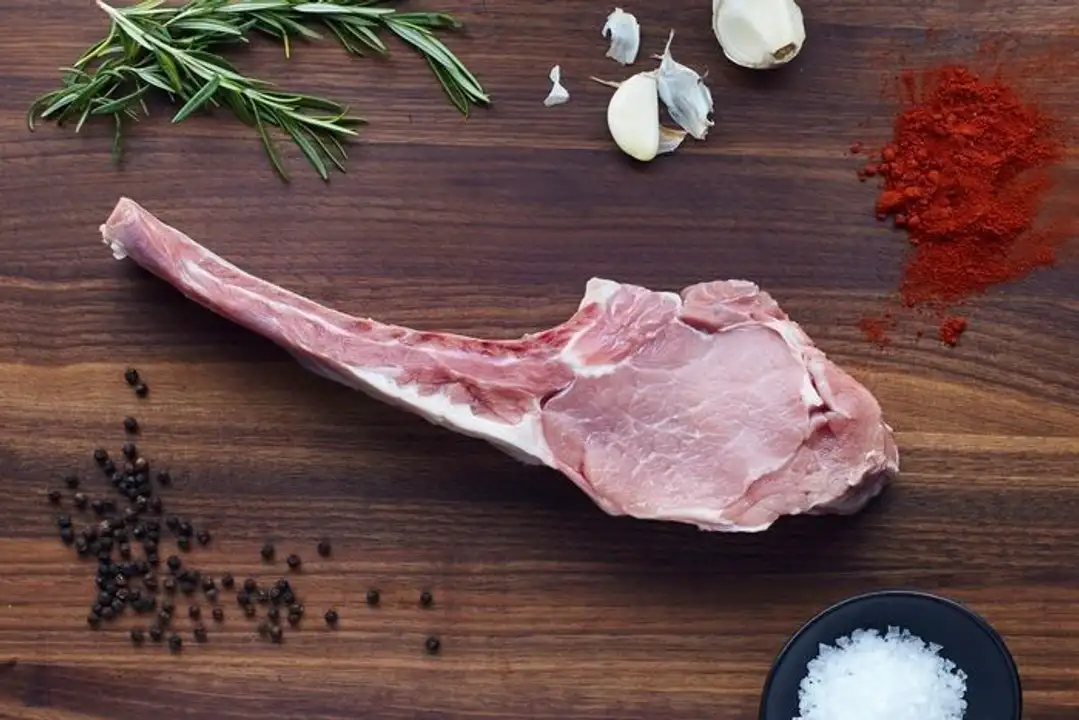 Order Rib Veal Chop food online from Holiday farms store, Roslyn Heights on bringmethat.com