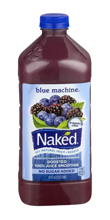 Order Naked 100% Juice Smoothie, Blue Machine - 64 Ounces food online from Novato Harvest Market store, Novato on bringmethat.com
