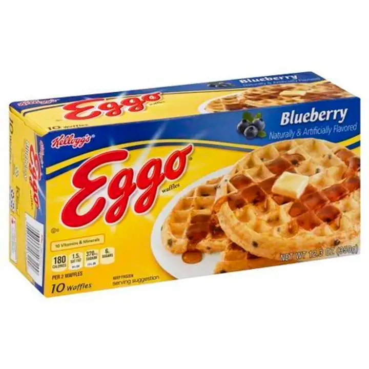 Order Eggo Waffles, Blueberry - 12.3 Ounces food online from Holiday farms store, Roslyn Heights on bringmethat.com