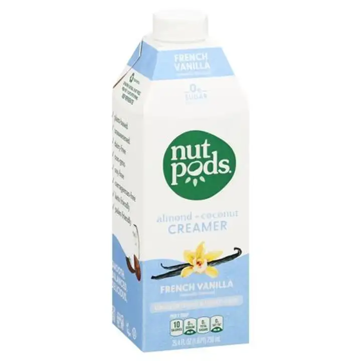 Order Nutpods Almond + Coconut Creamer, French Vanilla - 25.4 Ounces food online from Whole Foods Co-Op Denfeld store, Duluth on bringmethat.com