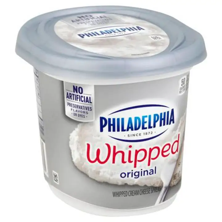Order Philadelphia Whipped Cream Cheese Spread, Whipped, Original - 12 Ounces food online from Holiday farms store, Roslyn Heights on bringmethat.com