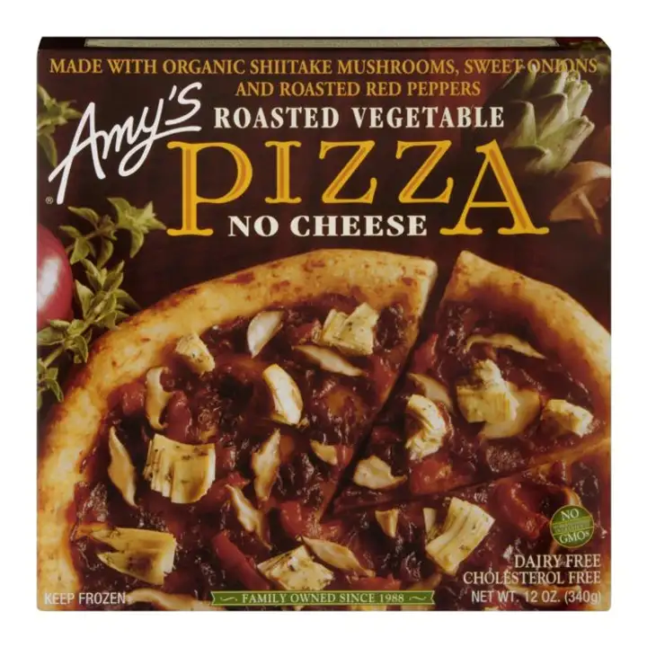 Order Amys Pizza, No Cheese, Roasted Vegetable - 12 Ounces food online from Novato Harvest Market store, Novato on bringmethat.com