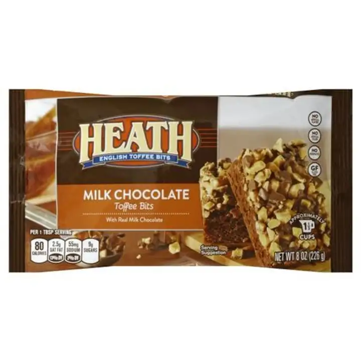 Order Heath English Toffee Bits, Milk Chocolate - 8 Ounces food online from Novato Harvest Market store, Novato on bringmethat.com