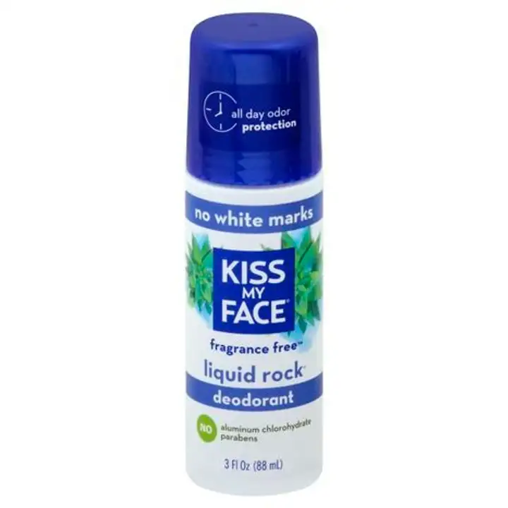 Order Kiss My Face Deodorant, Liquid Rock, Fragrance Free - 3 Ounces food online from Whole Foods Co-Op Denfeld store, Duluth on bringmethat.com
