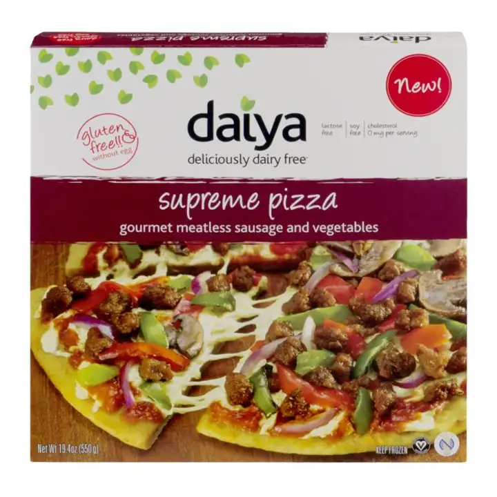 Order Daiya Pizza, Gluten-Free, Supreme - 19.4 Ounces food online from Whole Foods Co-Op Denfeld store, Duluth on bringmethat.com