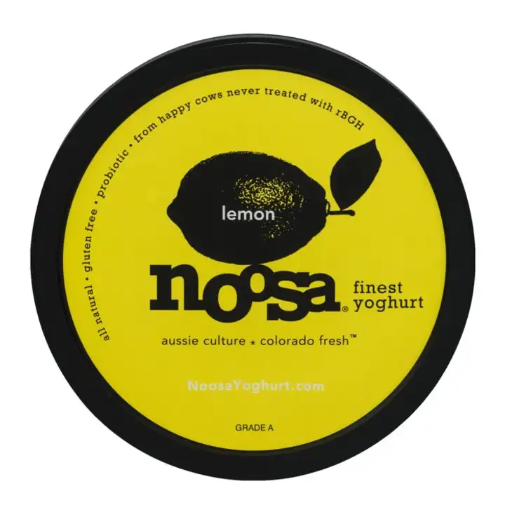 Order Noosa Yoghurt, Lemon - 8 Ounces food online from Holiday farms store, Roslyn Heights on bringmethat.com