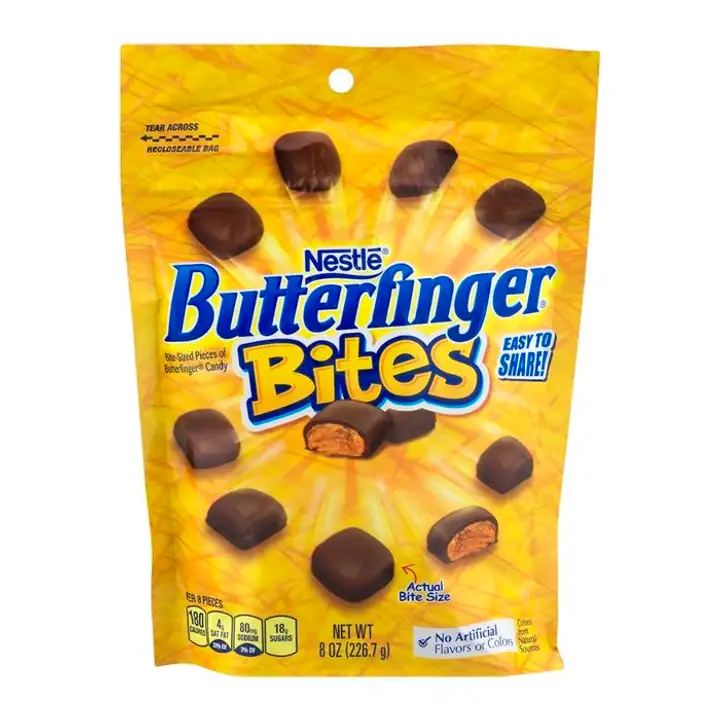 Order Butterfinger Candy, Bites - 8 Ounces food online from Fligner Market store, Lorain on bringmethat.com