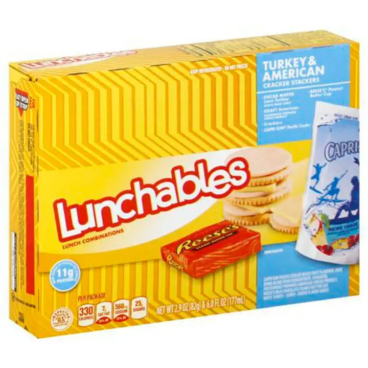 Order Lunchables Lunch Combinations, Turkey & American, Cracker Stackers - 1 Each food online from Novato Harvest Market store, Novato on bringmethat.com