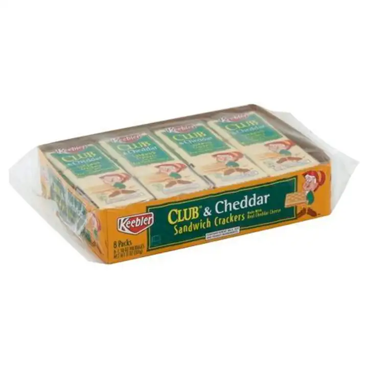 Order Keebler Sandwich Crackers, Club & Cheddar - 8 Each food online from Novato Harvest Market store, Novato on bringmethat.com