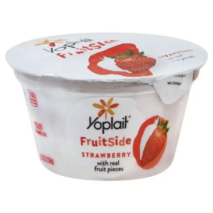 Order Yoplait FruitSide Yogurt, Strawberry - 5.3 Ounces food online from Fligner Market store, Lorain on bringmethat.com