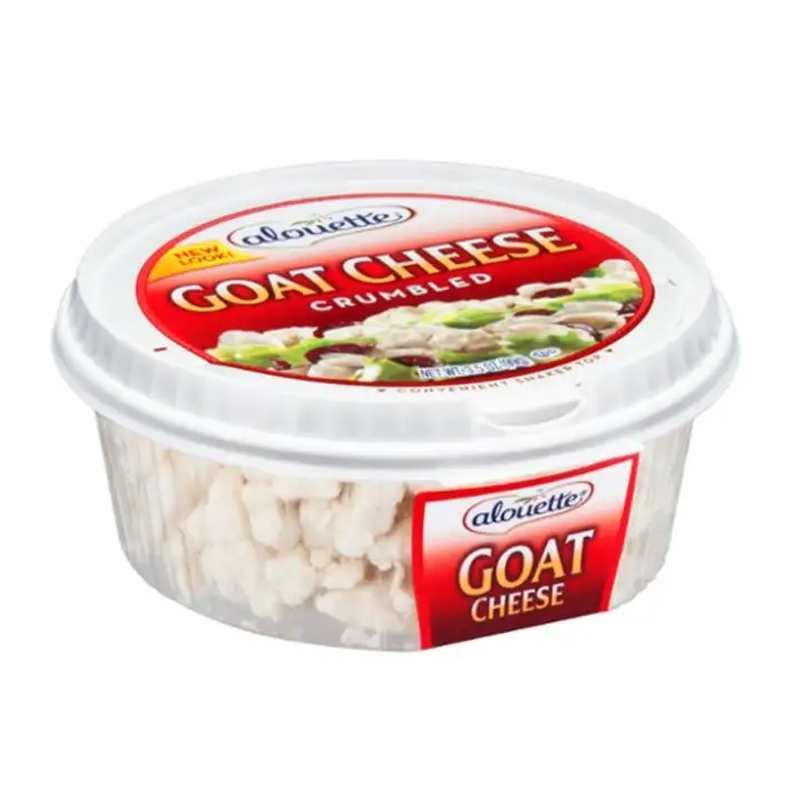 Order Alouette Cheese, Crumbled, Goat - 3.5 Ounces food online from Holiday farms store, Roslyn Heights on bringmethat.com