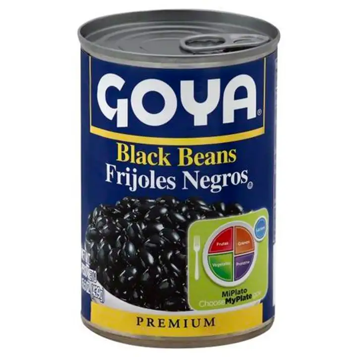 Order Goya Black Beans, Premium - 15.5 Ounces food online from Fligner Market store, Lorain on bringmethat.com