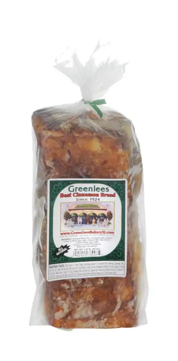 Order Greenlees Cinnamon Bread - 24 Ounces food online from Novato Harvest Market store, Novato on bringmethat.com