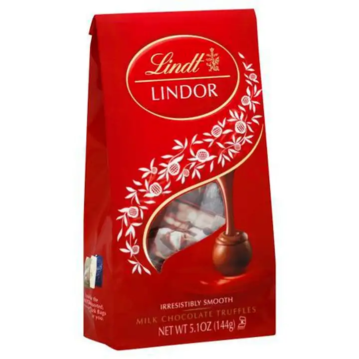 Order Lindt Lindor Truffles, Milk Chocolate - 5 Ounces food online from Holiday farms store, Roslyn Heights on bringmethat.com