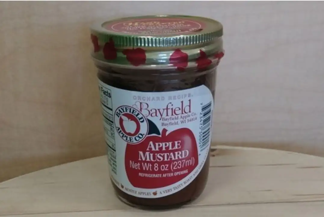 Order Bayfield Apple Co. Apple Mustard, 8 oz food online from Whole Foods Co-Op Denfeld store, Duluth on bringmethat.com