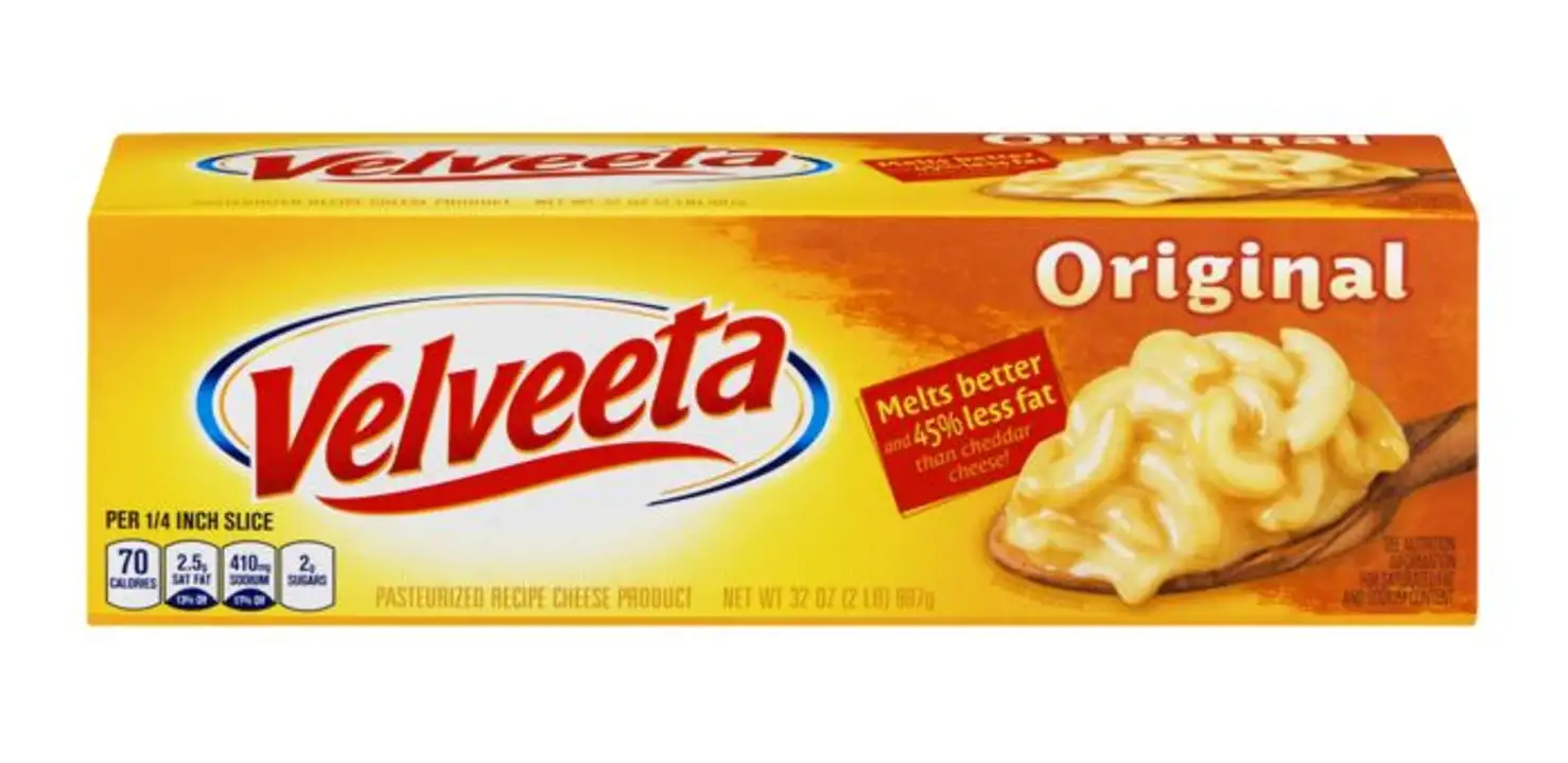 Order Velveeta Cheese Product, Pasteurized Recipe, Original - 32 Ounces food online from Novato Harvest Market store, Novato on bringmethat.com