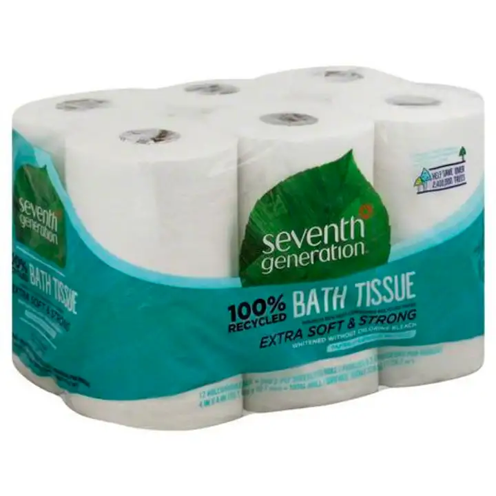 Order Seventh Generation Bath Tissue, Double Rolls, 2 Ply - 12 Count food online from Whole Foods Co-Op Denfeld store, Duluth on bringmethat.com