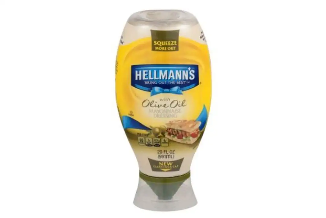 Order Hellmanns Mayonnaise Dressing, with Olive Oil - 20 Ounces food online from Holiday farms store, Roslyn Heights on bringmethat.com