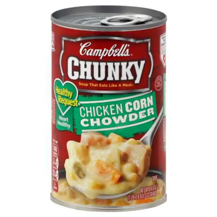 Order Campbells Chunky Healthy Request Soup, Chicken Corn Chowder - 18 Ounces food online from Novato Harvest Market store, Novato on bringmethat.com