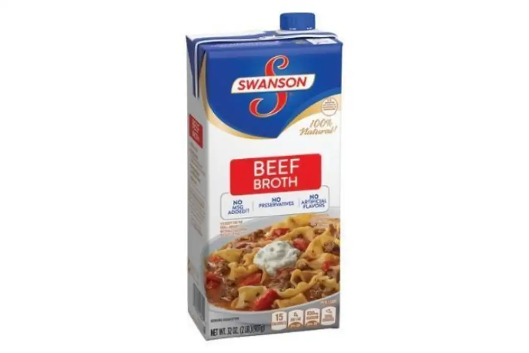 Order Swanson Broth, Beef - 32 Ounces food online from Novato Harvest Market store, Novato on bringmethat.com