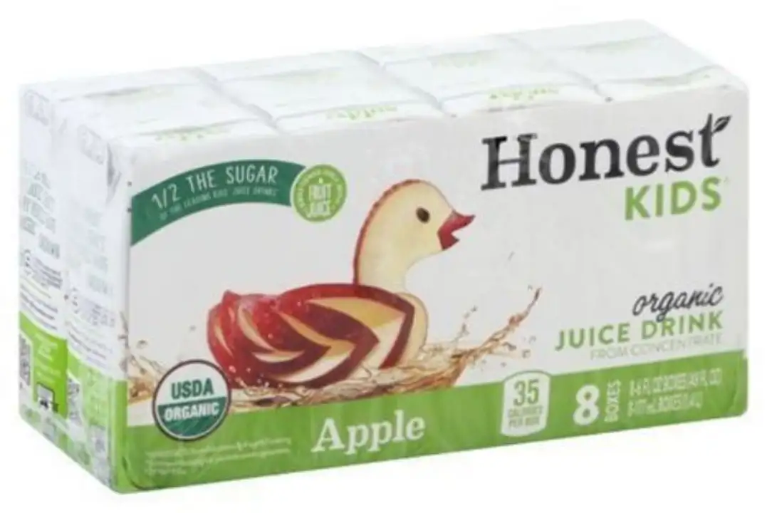 Order Honest Juice Drink, from Concentrate, Organic, Apple - 8 Pack food online from Holiday farms store, Roslyn Heights on bringmethat.com
