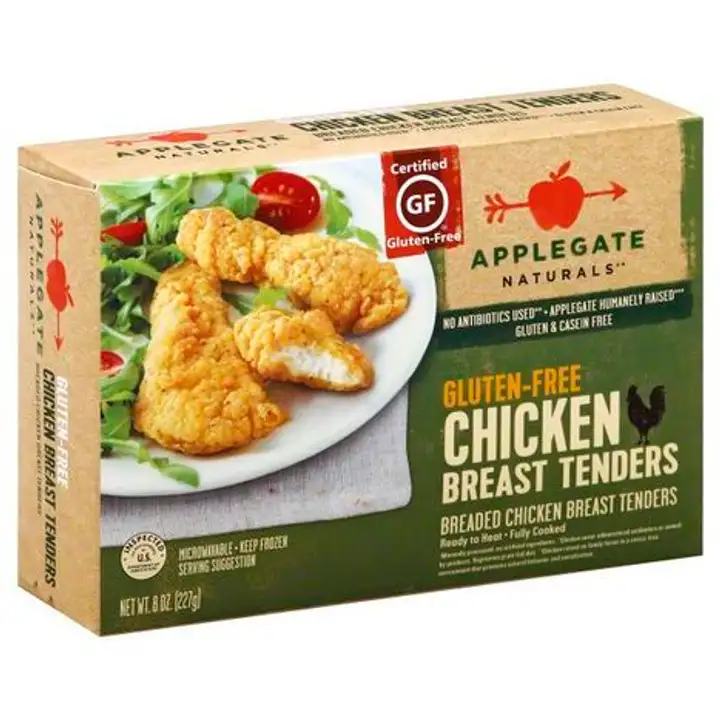 Order Applegate Naturals Chicken Breast Tenders, Gluten-Free - 8 Ounces food online from Holiday farms store, Roslyn Heights on bringmethat.com