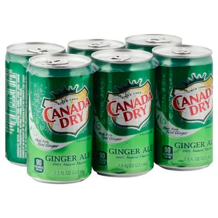 Order Canada Dry Soda, Ginger Ale - 7.5 Ounces (Pack of 6) food online from Fligner Market store, Lorain on bringmethat.com